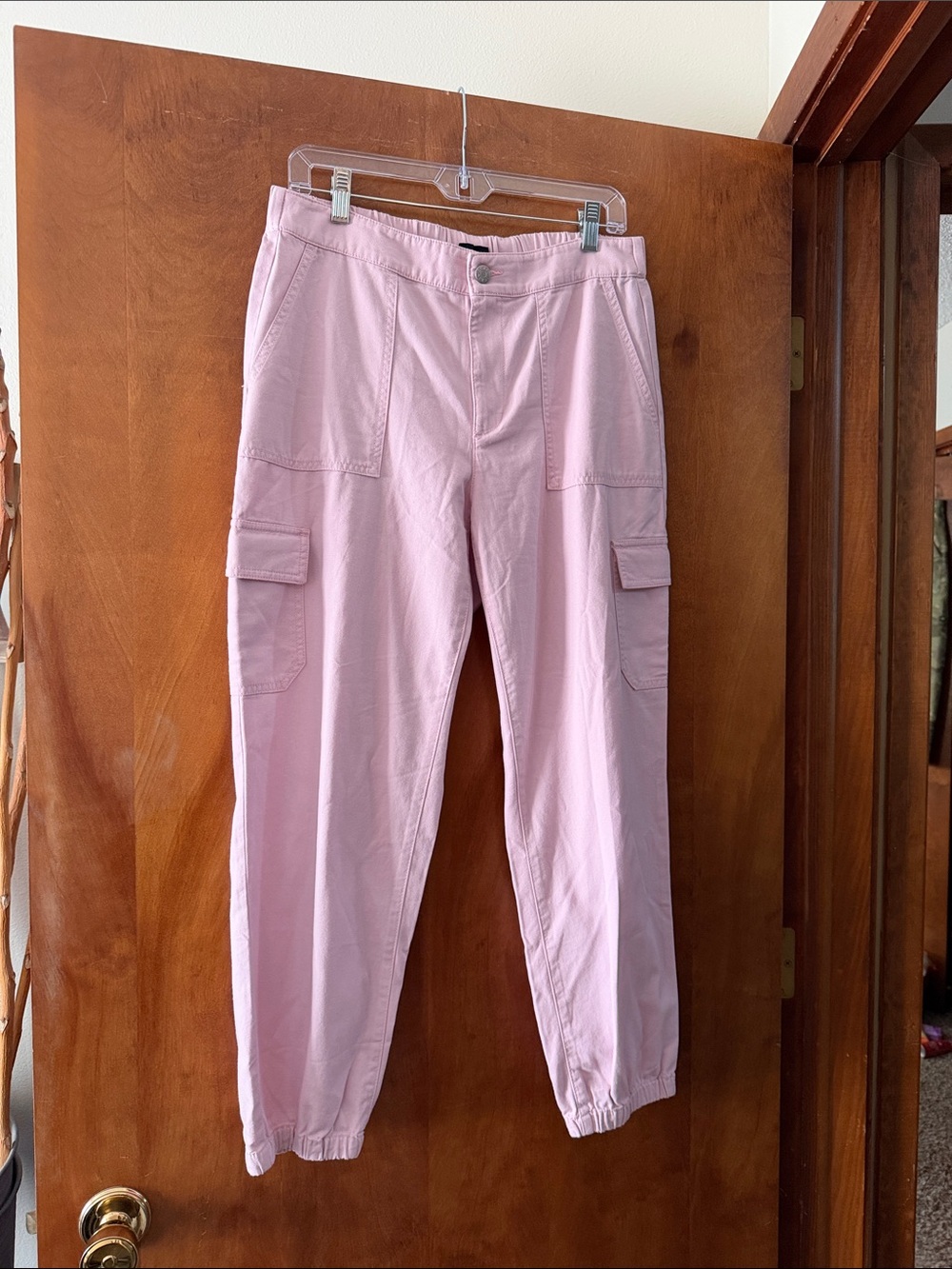 J. Crew Pink Cargo Jogger Pants